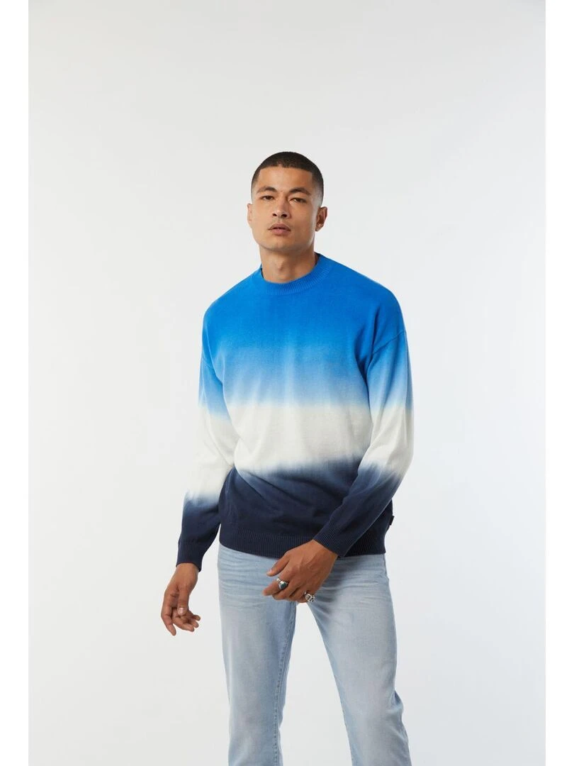 Lee Cooper Pull manches longues coton loose CLENT Bleu foncé