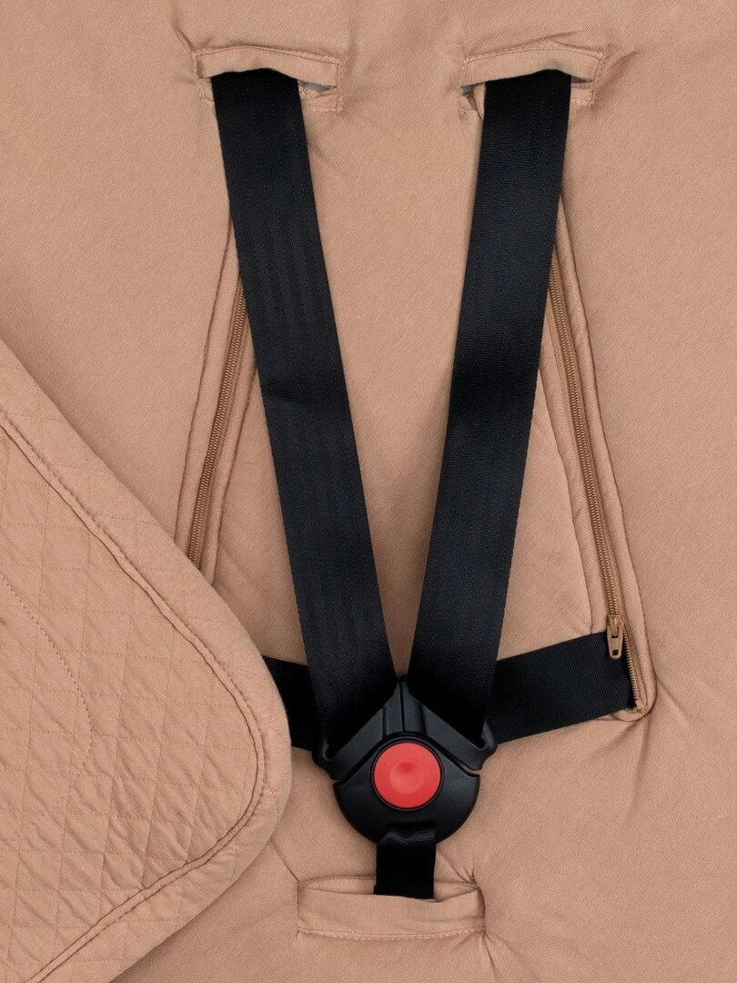 Bemini Nid d'ange BISIDE ouatiné Quilted et pady jersey   Beige clair