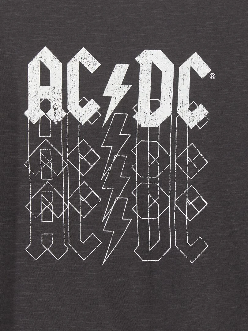 T shirt 'AC/DC' Noir