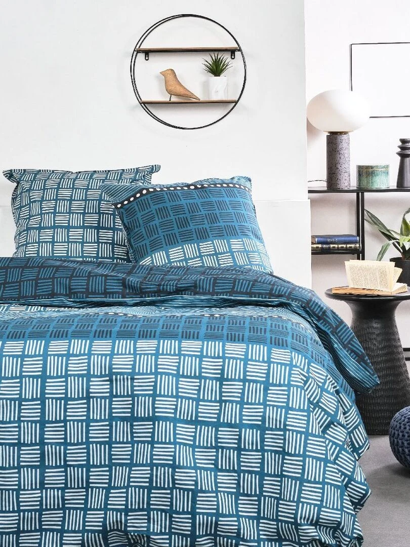 Parure de lit 'SUNSHINE ODILE' 'TODAY' Bleu