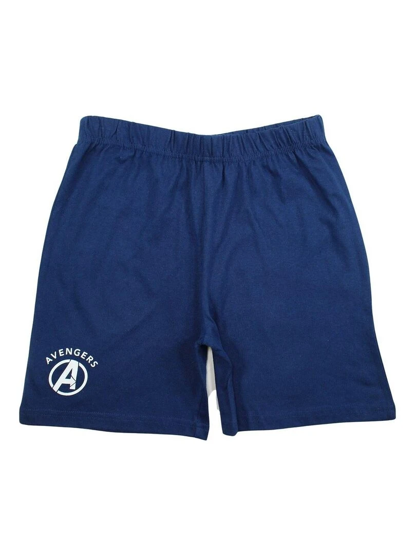 Avengers   Ensemble T shirt short garçon Imprimé Avengers   Blanc