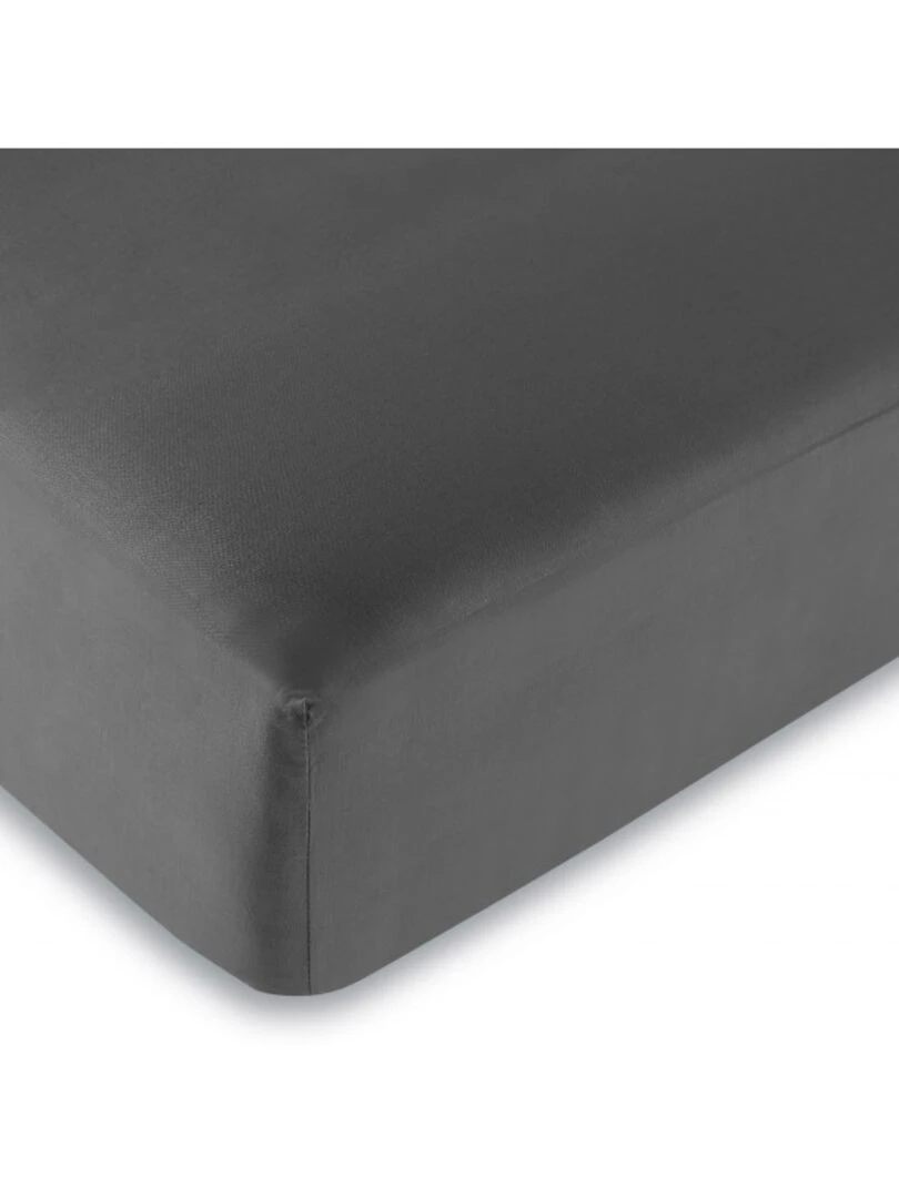 Univers Decor Drap Housse Toutes Dimensions 100% Coton/57 Fils/cm² gris anthracite