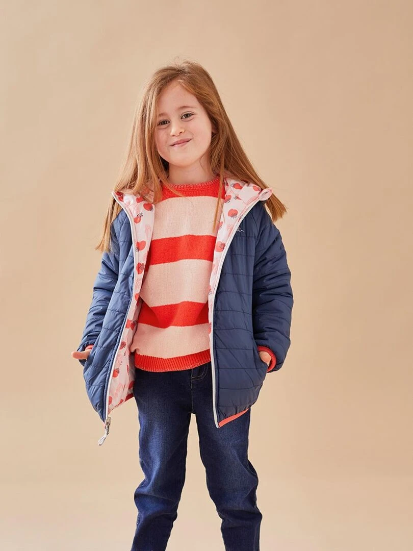 Veste reversible clair/bleu Noukie's Rose