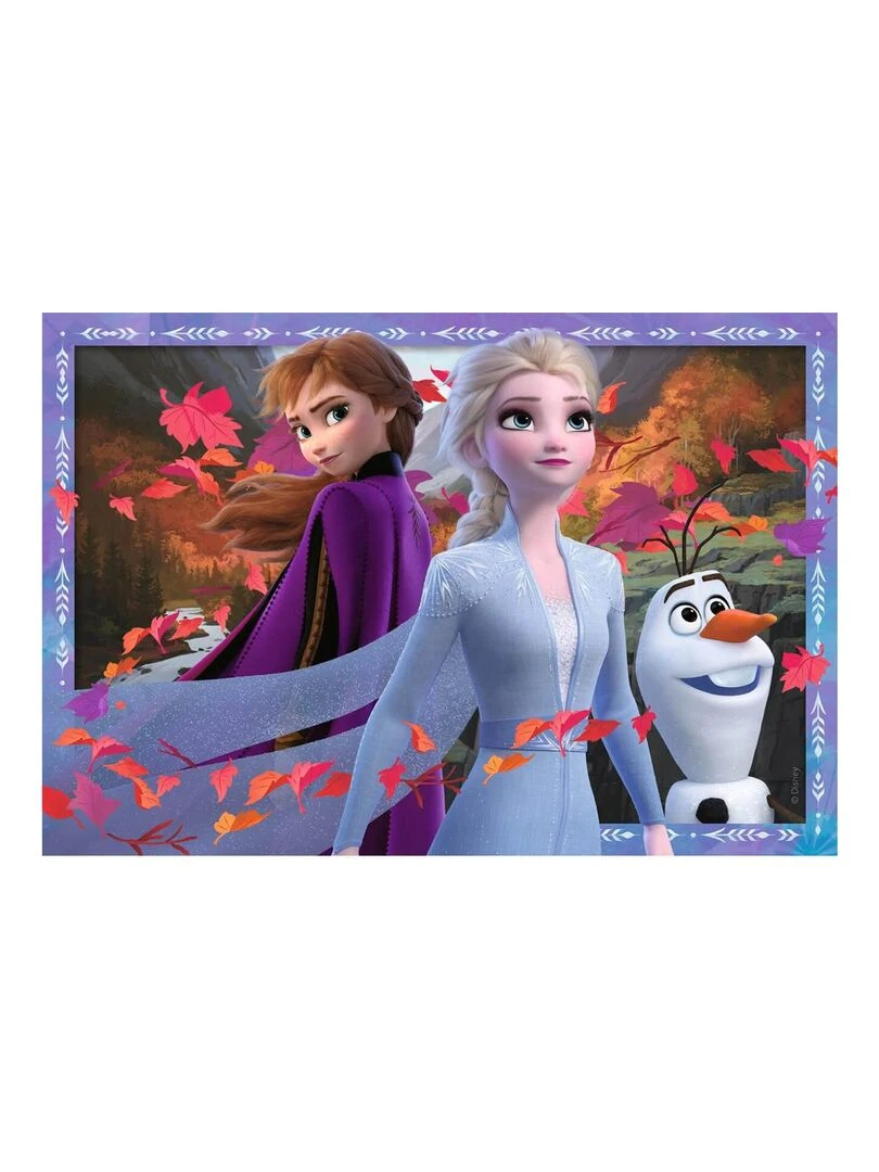 Puzzles 2x24 p   Vers des contrées glacées / Disney La Reine des Neiges 2   N/A
