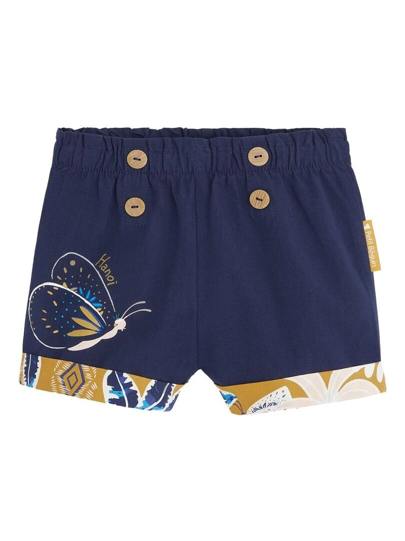 Short fille Hanoi Bleu