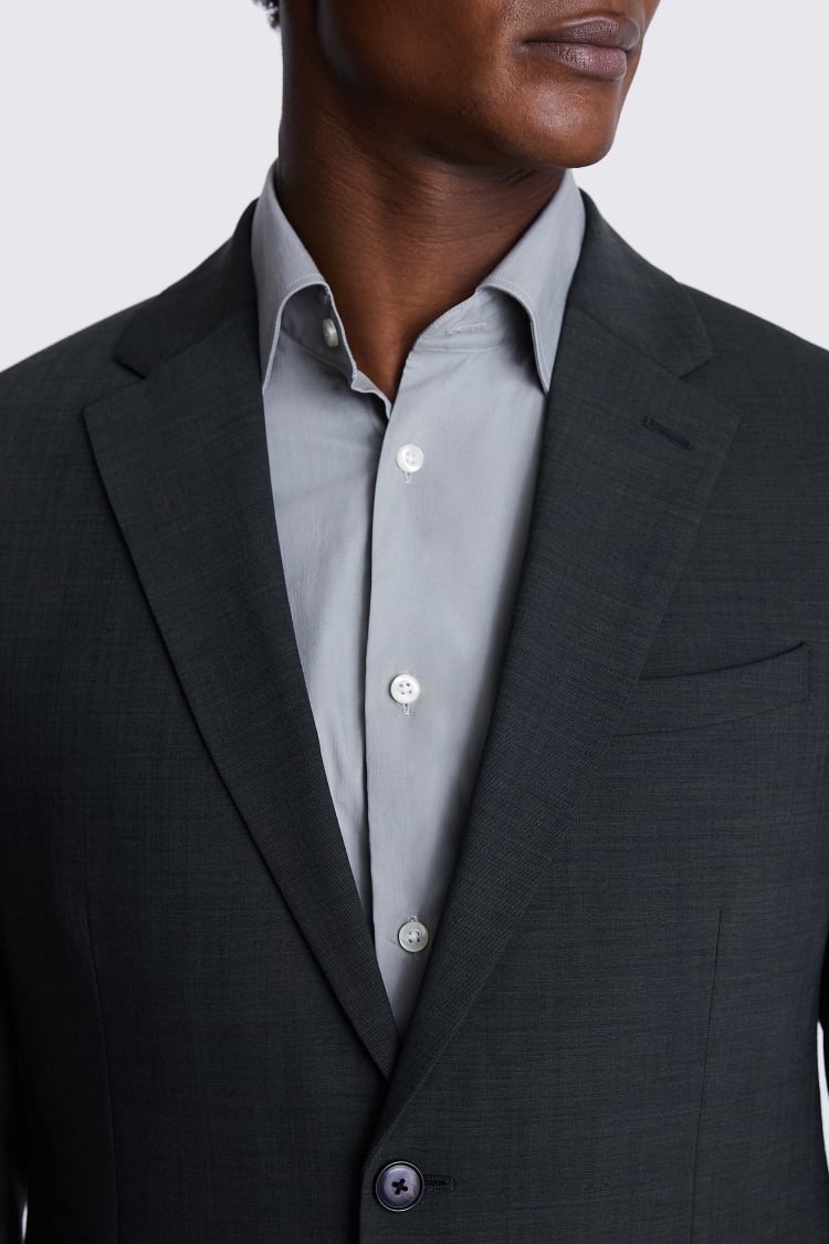 Regular Fit Grey Check Performance Jacket     Buy Online at Moss