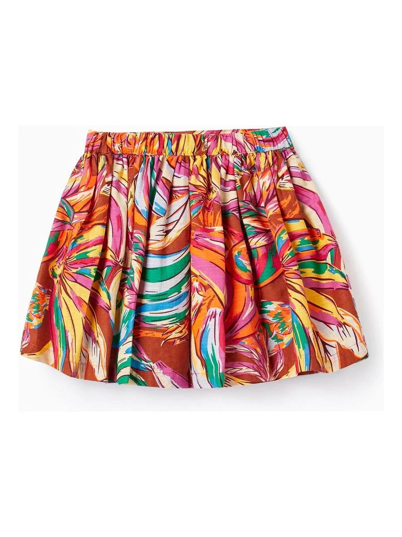 Jupe à Motif pour Fille Marron