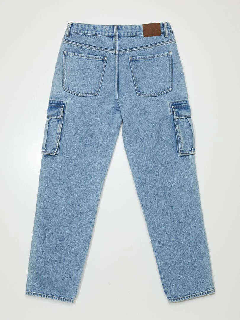 Pantalon multipoches Bleu