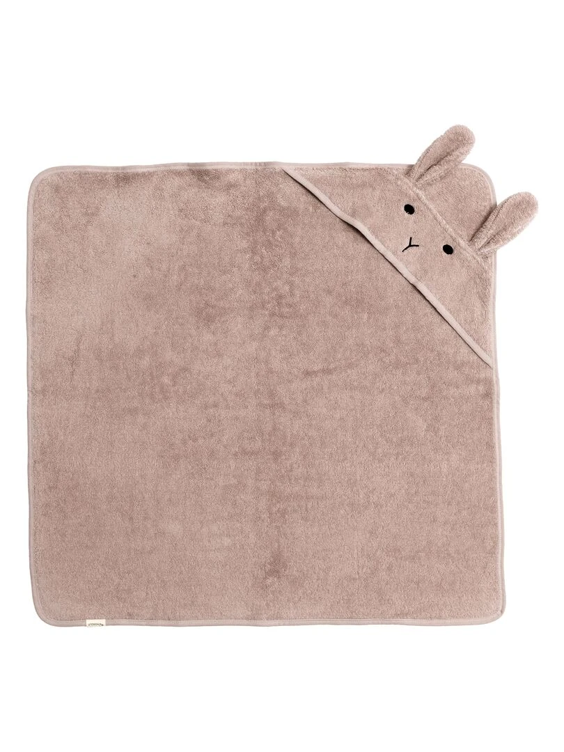 Serviette à capuche chat Rose