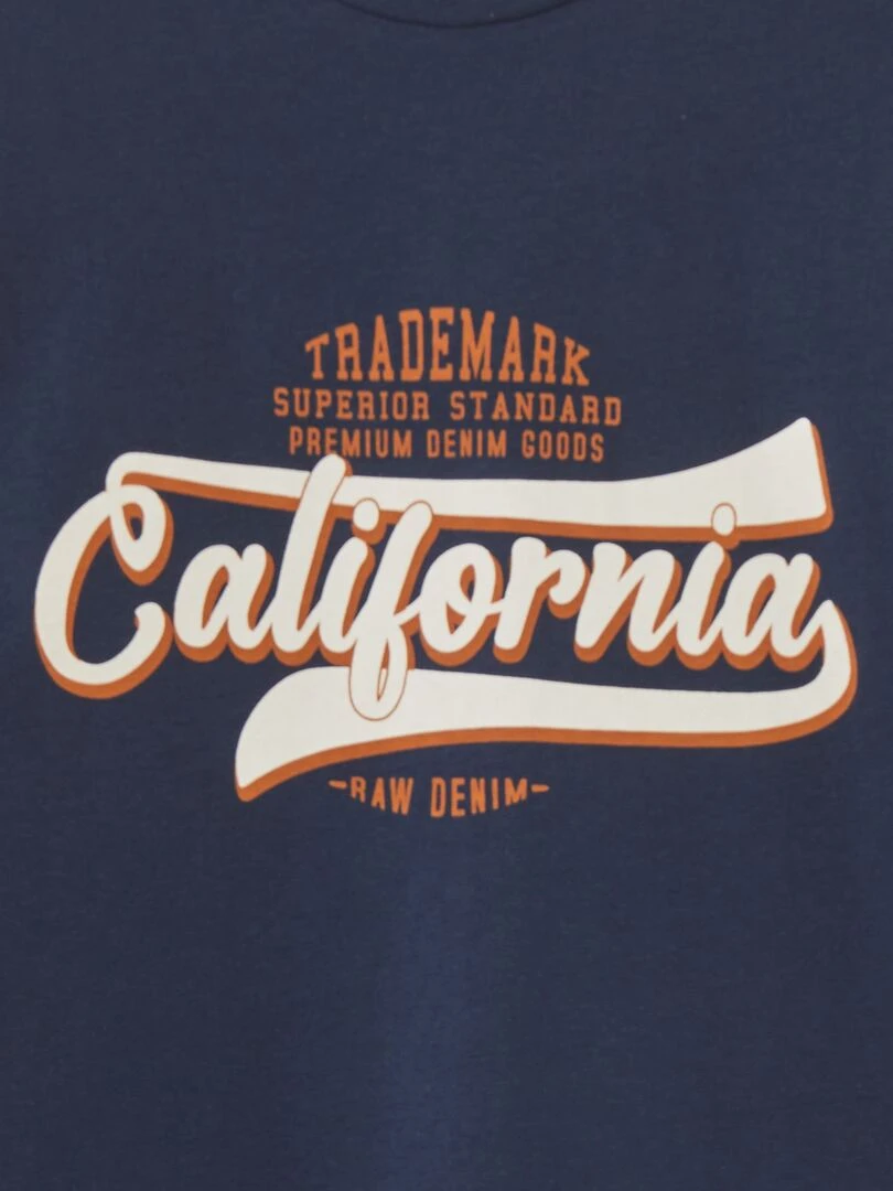 T shirt à col rond 'Produkt' BLEU