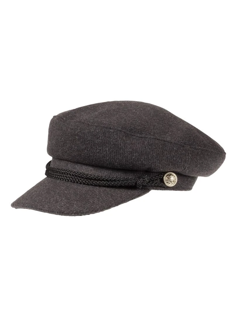 Casquette gavroche Femme velours Gris Gris Gris
