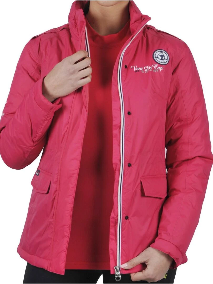 Parka femme AWOW   Rose fushia