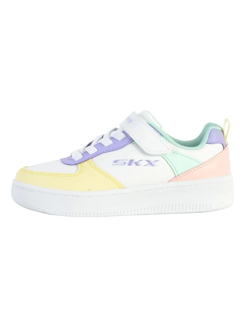 Basket à Lacets Skechers Sport Court 92 Blanc