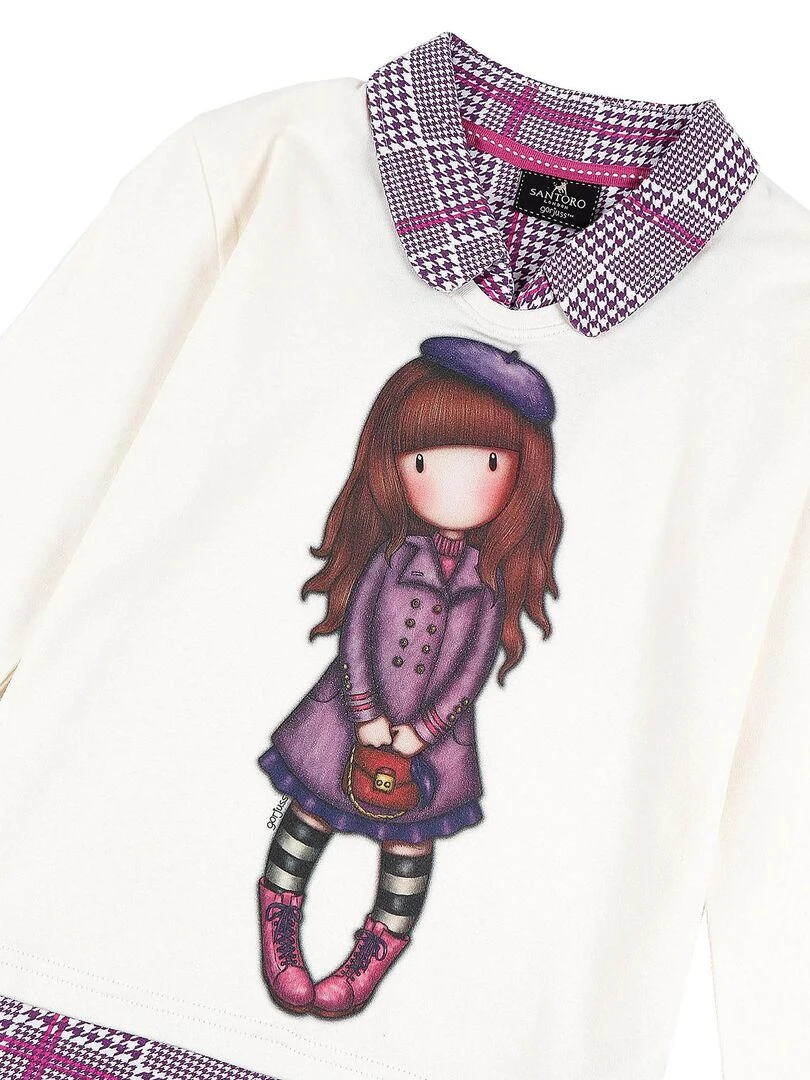 Tenue d'intérieur pyjama pantalon et haut Le Beret Santoro   Ecru