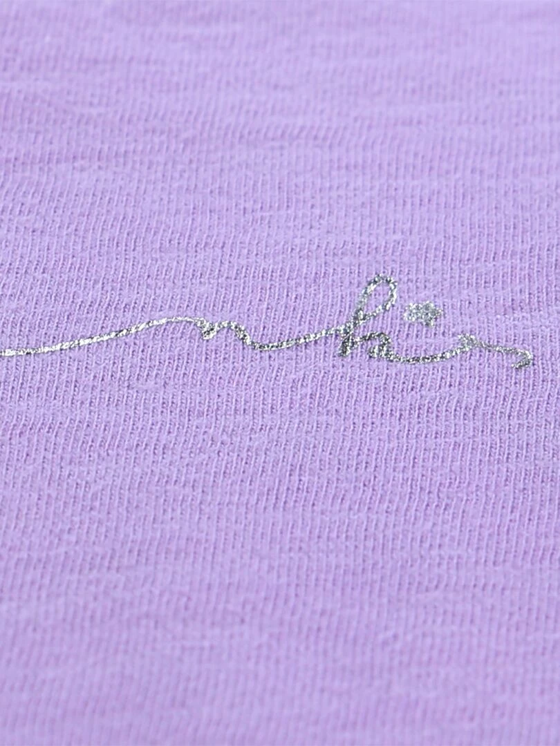 Robe bi matière    Noukie's   Mauve