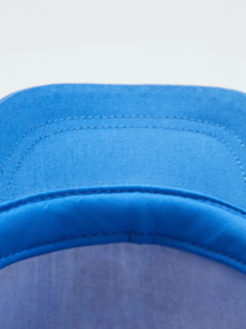 Casquette en toile imprimée   Bleu