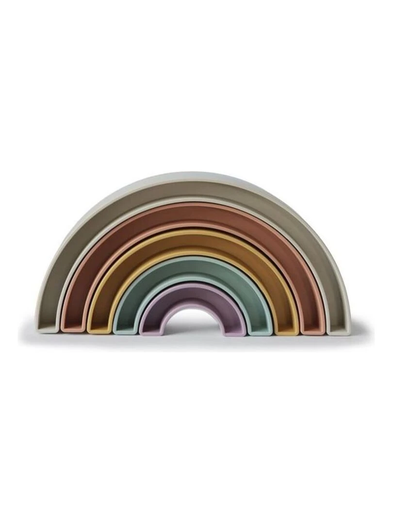 Arc en ciel à empiler Tropical Mushie Multicolore