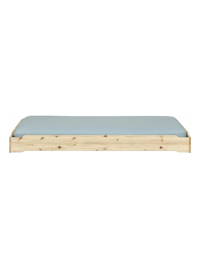 Pack 2 lits empilables Jelly   AKITEN RETAIL   Marron