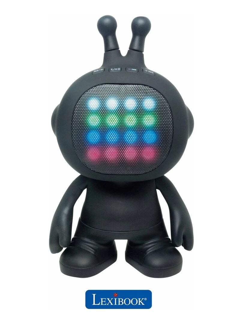 Enceinte Tws/stéréo En Forme De Robot Avec Effets Lumineux  Finition Rubber   N/A