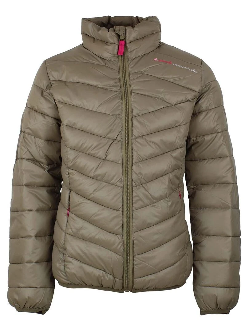 Doudoune fine fille GALKING PEAK MOUNTAIN Gris taupe