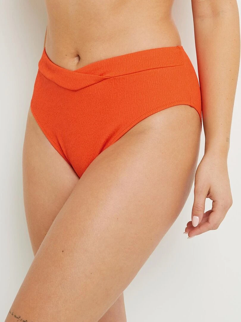 Maillot de bain culotte haute Marcia RougeGorge Lingerie Orange