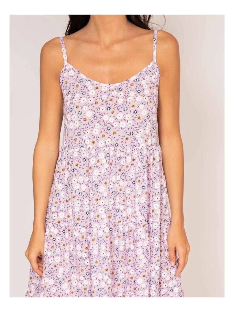 Robe courte motifs IGALA   Violet clair