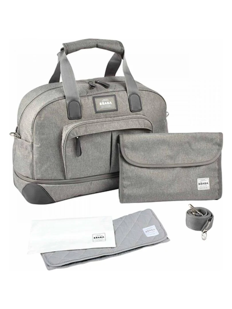 Sac voyage Amsterdam II gris chiné Gris