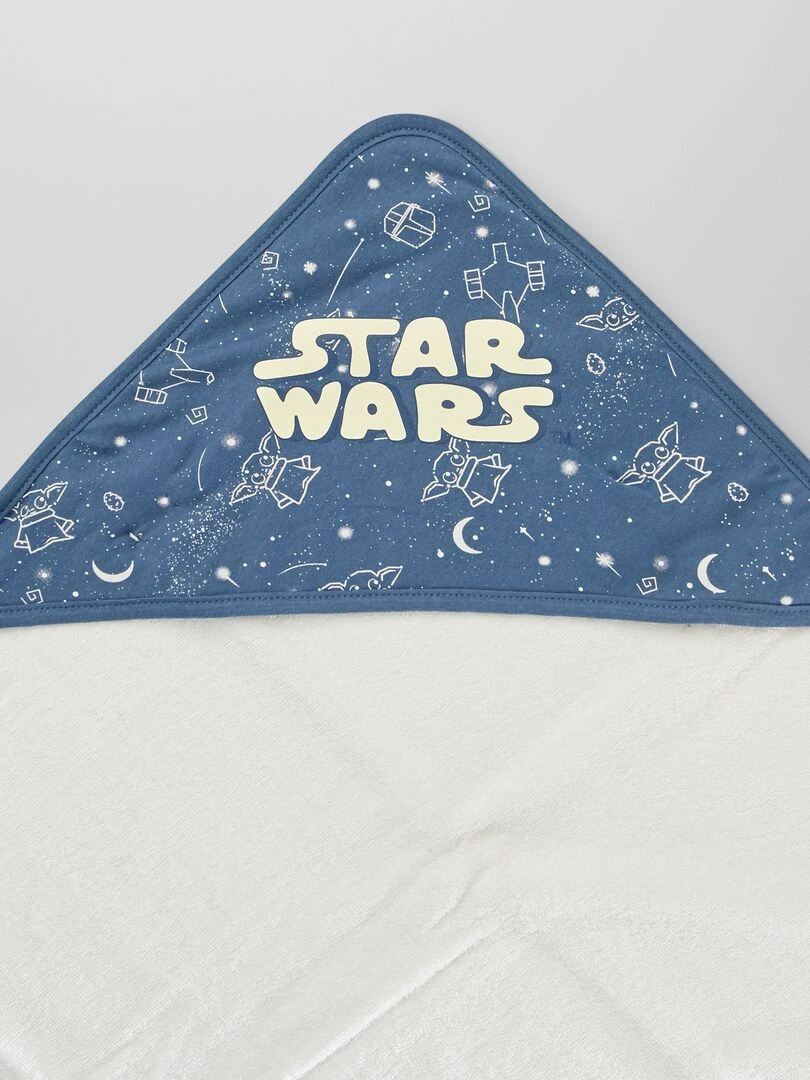 Cape de bain + gant de toilette 'Star Wars'   Bleu/blanc