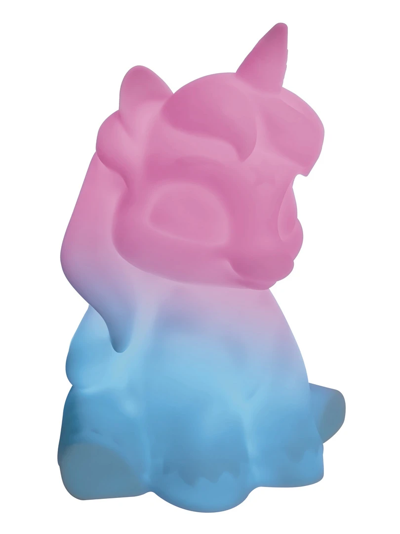 Licorne Veilleuse En 3d Env 20 Cm Avec Diffusion Lumière En Couleurs Transparent