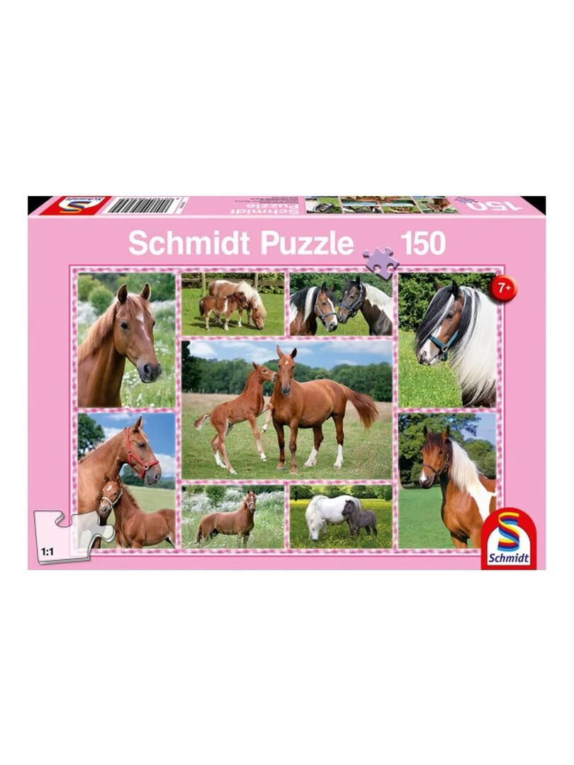 Puzzle 150 pièces : Rêve de chevaux N/A