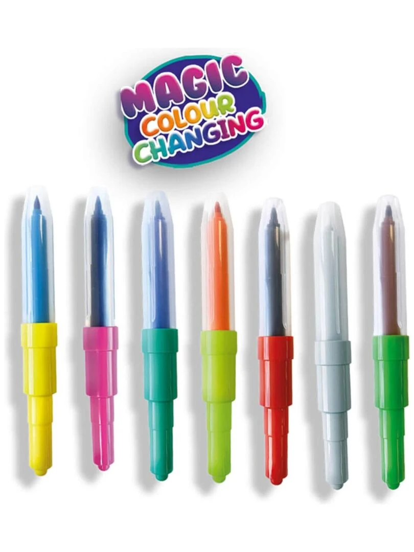 Set de feutres aérographes : Blow airbrush pens : Changement de couleur magique N/A