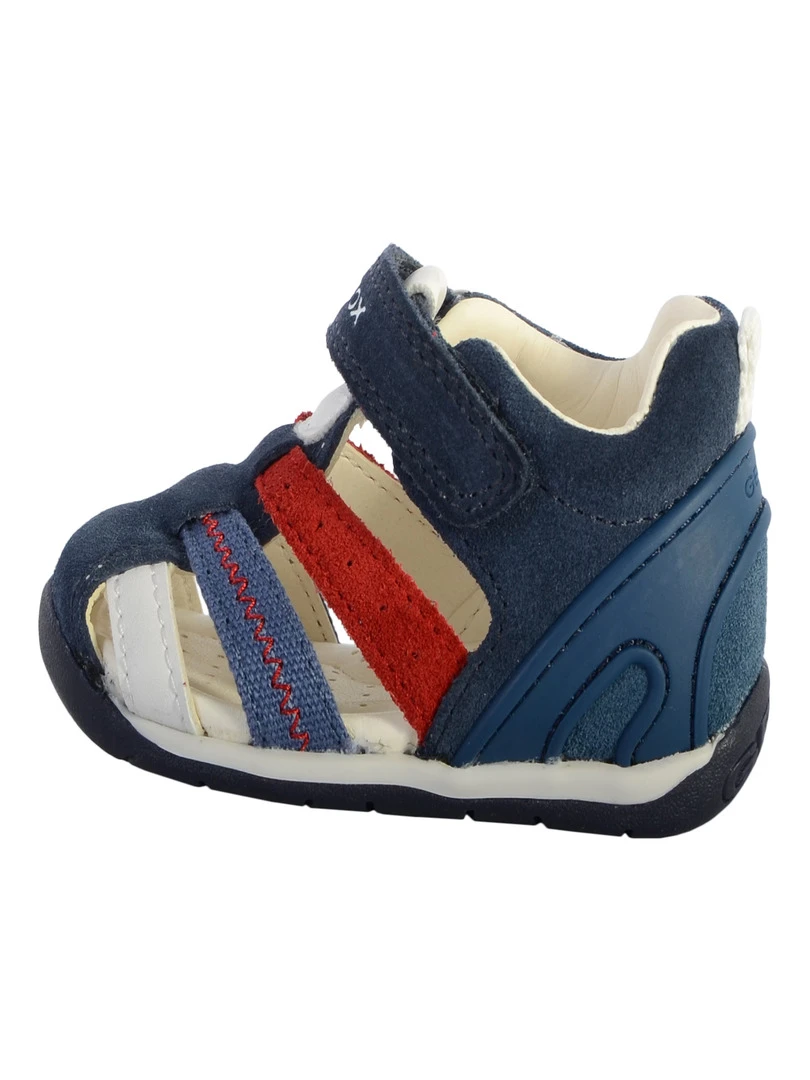 Sandales Cuir Enfant Geox Each Bleu