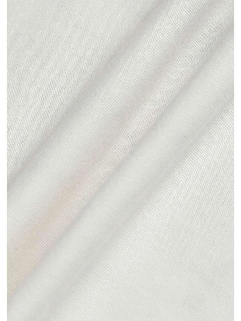 KAPORAL   T shirt col rond droit   Ecru