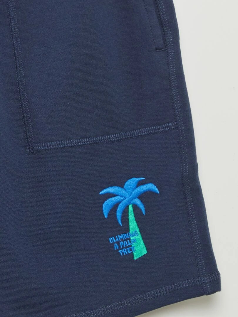 Short en molleton   Marine