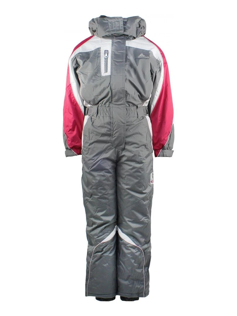 Combinaison de ski fille GENIAX PEAK MOUNTAIN Gris