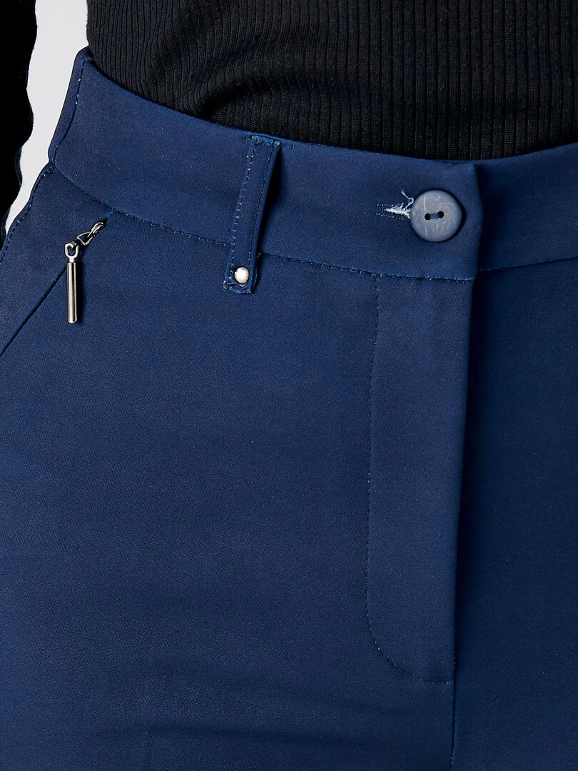 Pantalon poches zippées Perfect Fit by Damart Damart Bleu marine