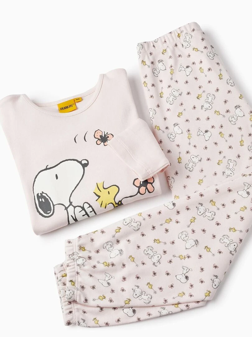 Pyjama en coton pour fille 'Snoopy'  SNOOPY   Rose
