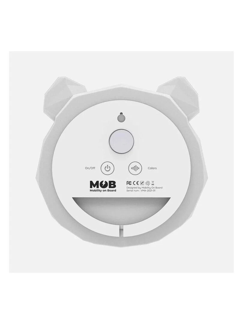 Mob   Veilleuse murale aimantée Wild Light   Panda   Blanc