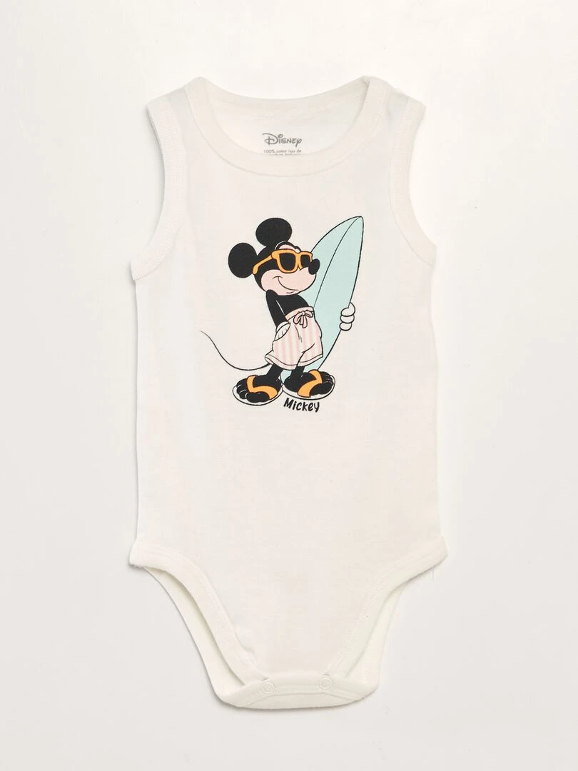 Lot de 2 bodies 'Disney'   Orange/blanc