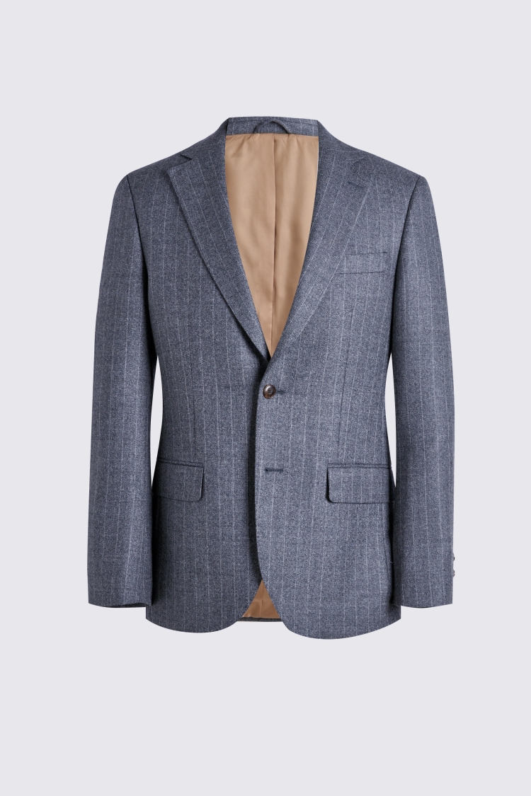 Italian Slim Fit Grey Check Jacket    Buy Online at Moss