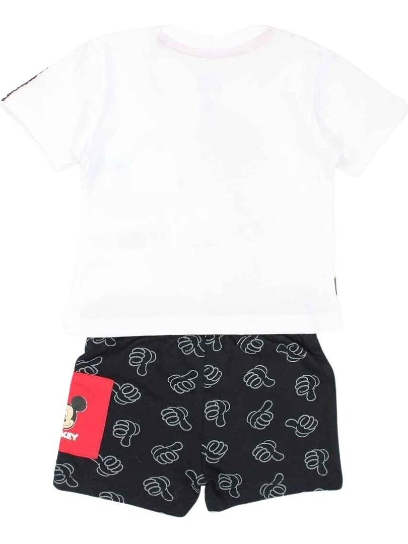 Disney   Ensemble T shirt short bébé garçon Imprimé Mickey   Noir