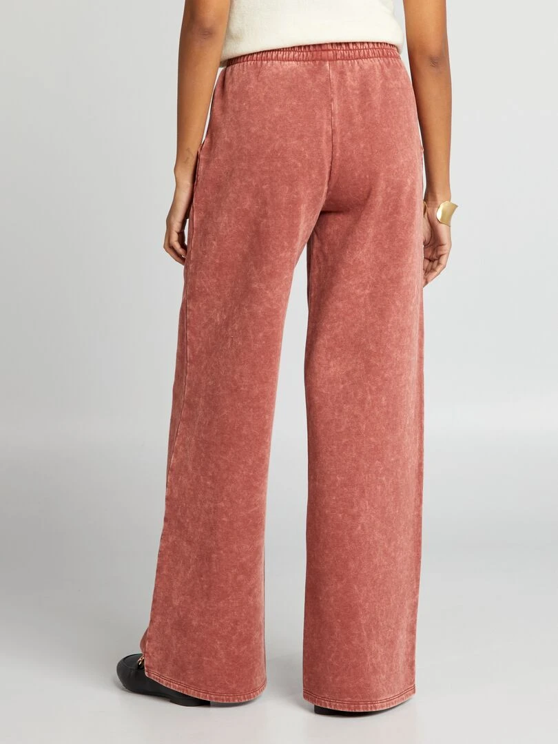 Jogging effet délavé   Rouge