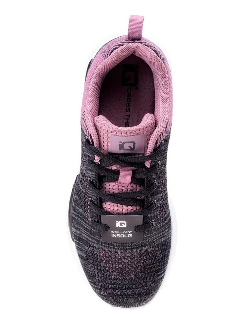 IQ   Baskets SALEA   Noir Mauve