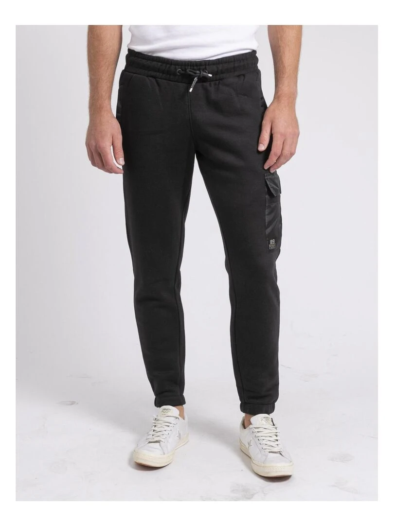 Pantalon battle molleton VANCOUVER Noir