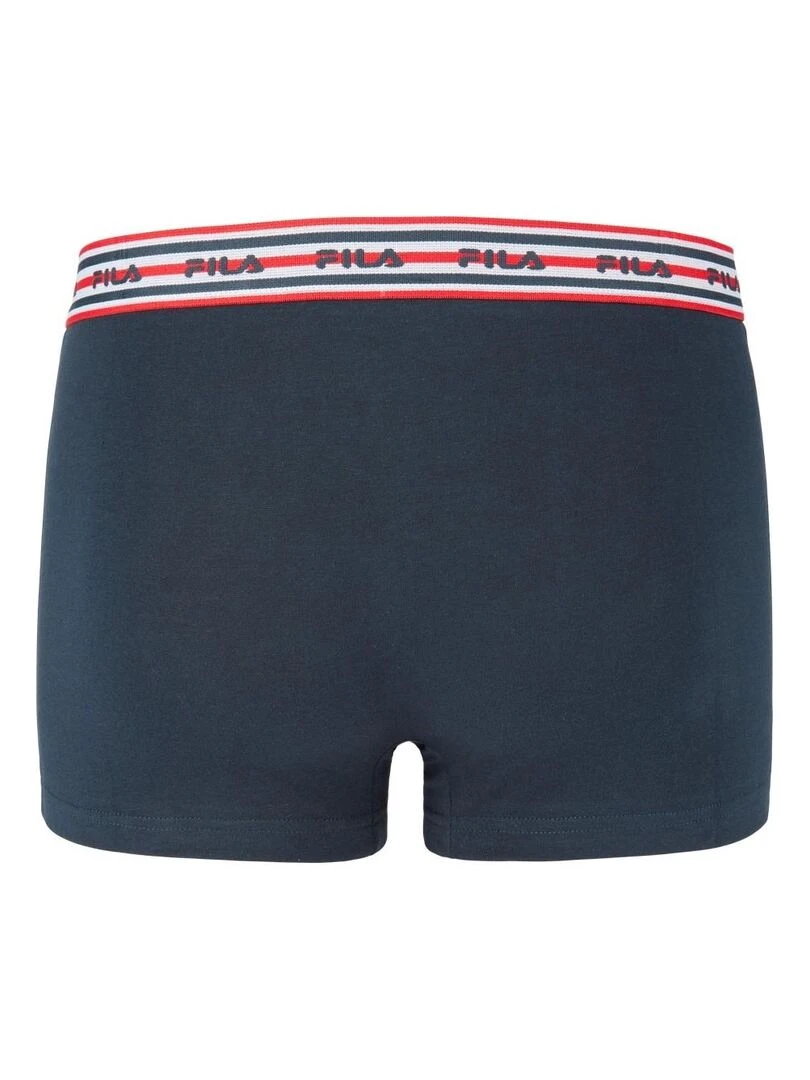 Lot de 4 boxers homme en coton FU5166 Fila   Noir
