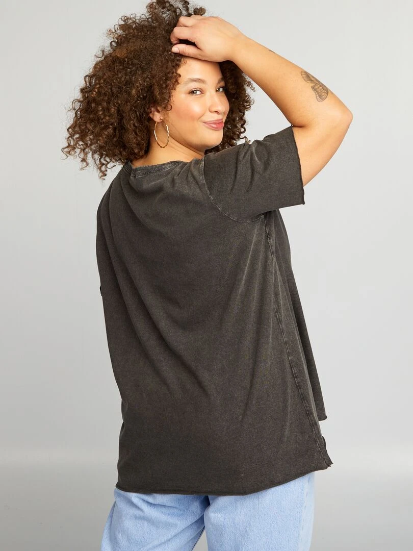 T shirt imprimé 'Only Carmakoma'   noir