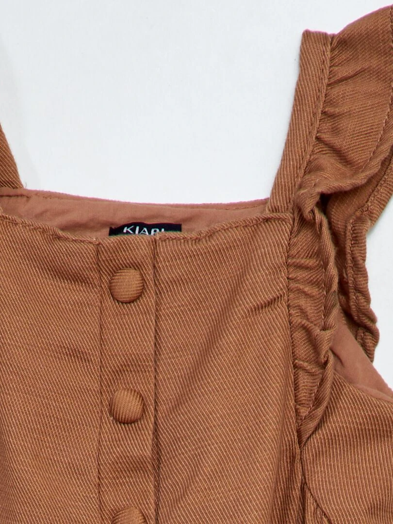 Combinaison en tencel Marron