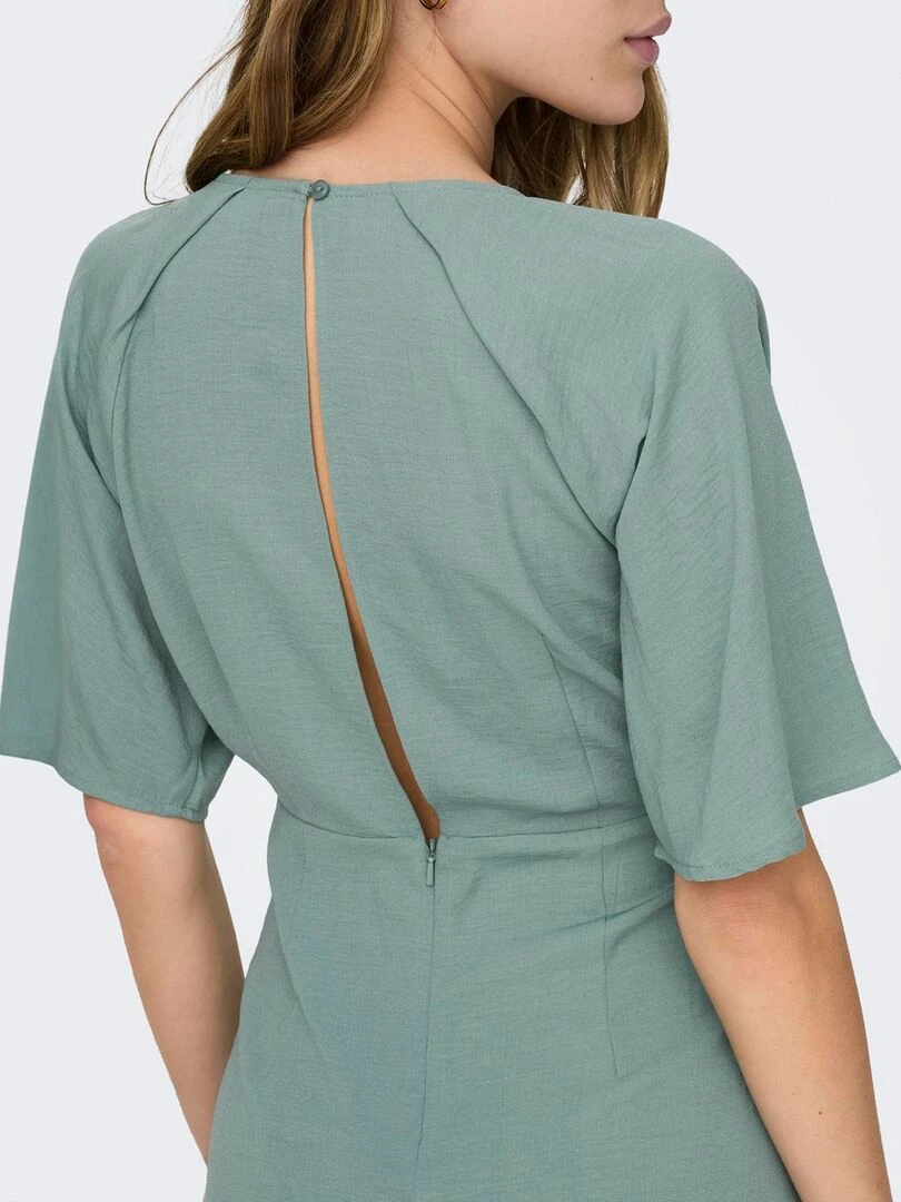 Robe midi à manches courtes 'JDY' Vert