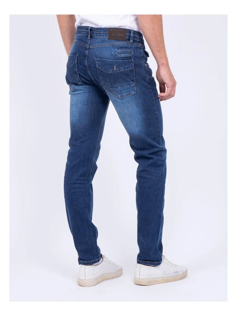 Jean coupe ajustée SOLVAP Bleu foncé