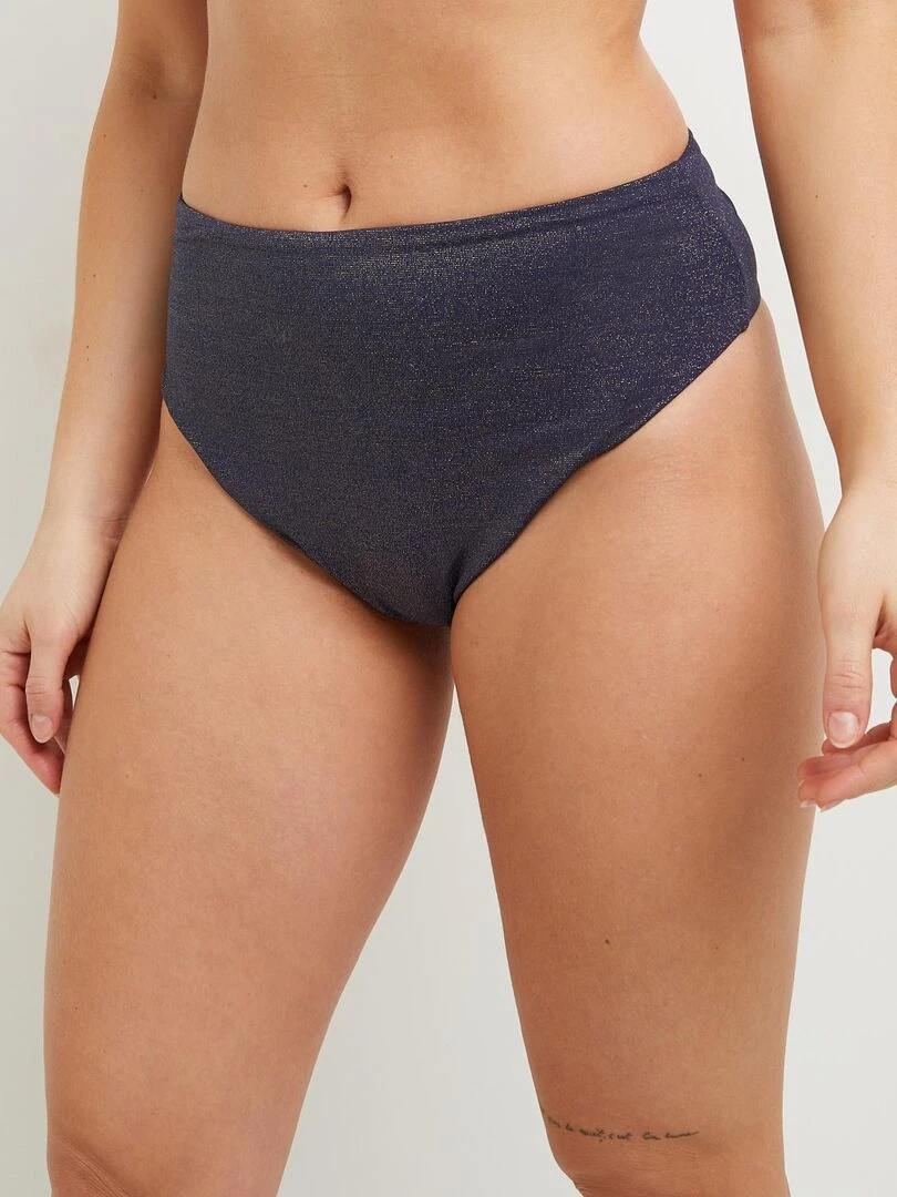 Maillot de bain culotte haute Magie RougeGorge Lingerie Gris
